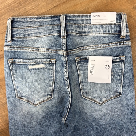 NWT Vervet high rise slim straight jeans. Various sizes - Picture 3 of 3